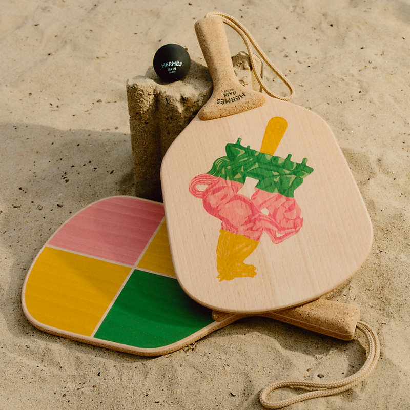 【可愛いアイスキャンディー♪】HERMES Succulent Sultan case Succulent Sultan set of 2 beach rackets | Hermès USA